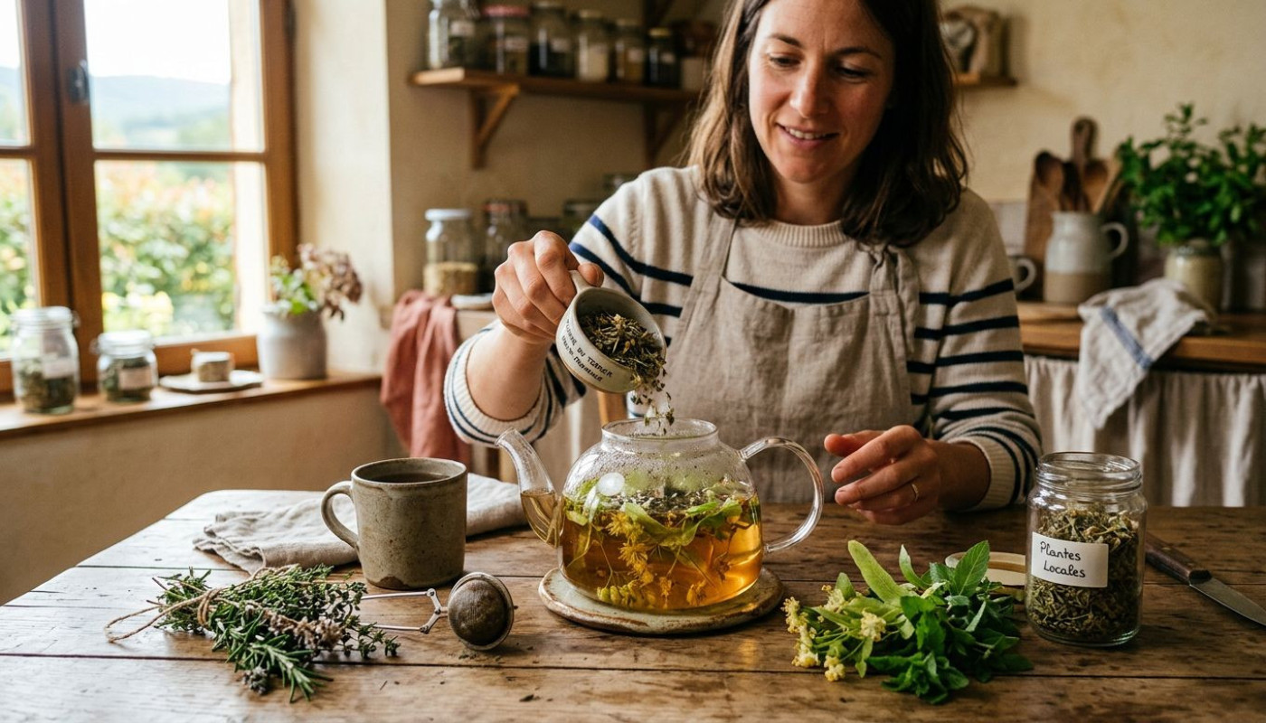 Plantes locales en infusion : la révolution des terroirs français